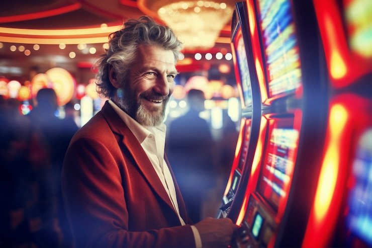 Dealer profesional VIP Roulette martoto berinteraksi dengan pemain